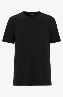 T-Shirts|Trøjer- T-shirt i genindvundet polyester Sort