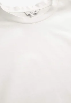 Toppe|T-Shirts-Cellbes of Sweden T-shirt i kraftig bomuldsjersey Hvid