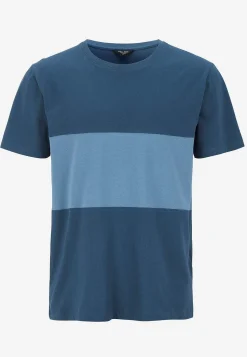 T-Shirts-Cellbes of Sweden T-shirt med en bred stribe Blå