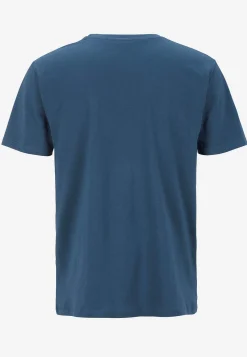 T-Shirts-Cellbes of Sweden T-shirt med en bred stribe Blå