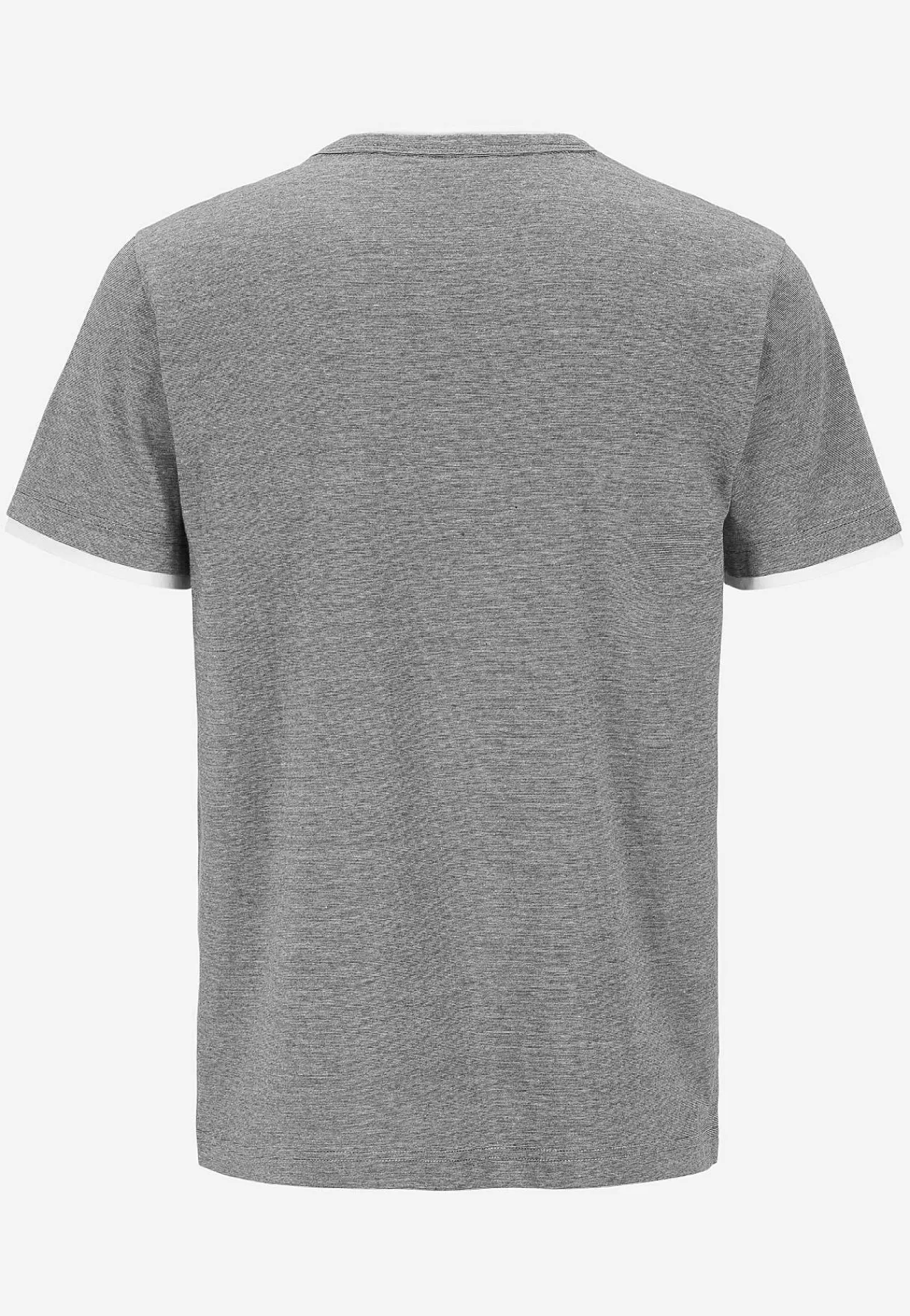 T-Shirts-Cellbes of Sweden T-shirt med knapstolpe Grå / Hvid