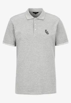 Poloskjorter-Cellbes of Sweden T-shirt med krave Gråmeleret