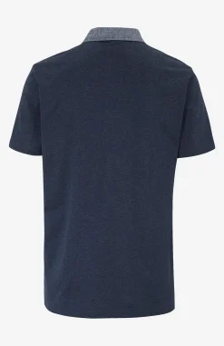 T-Shirts|Poloskjorter- T-shirt med krave Marine