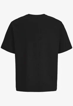T-Shirts-JACK & JONES PLUS T-shirt med tryk Sort