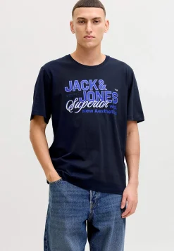 T-Shirts-JACK & JONES T-shirt med tryk | Cellbes