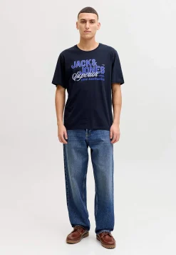 T-Shirts-JACK & JONES T-shirt med tryk | Cellbes