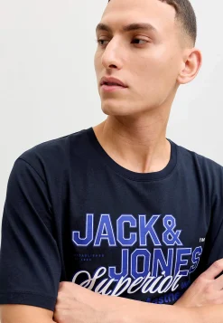 T-Shirts-JACK & JONES T-shirt med tryk | Cellbes