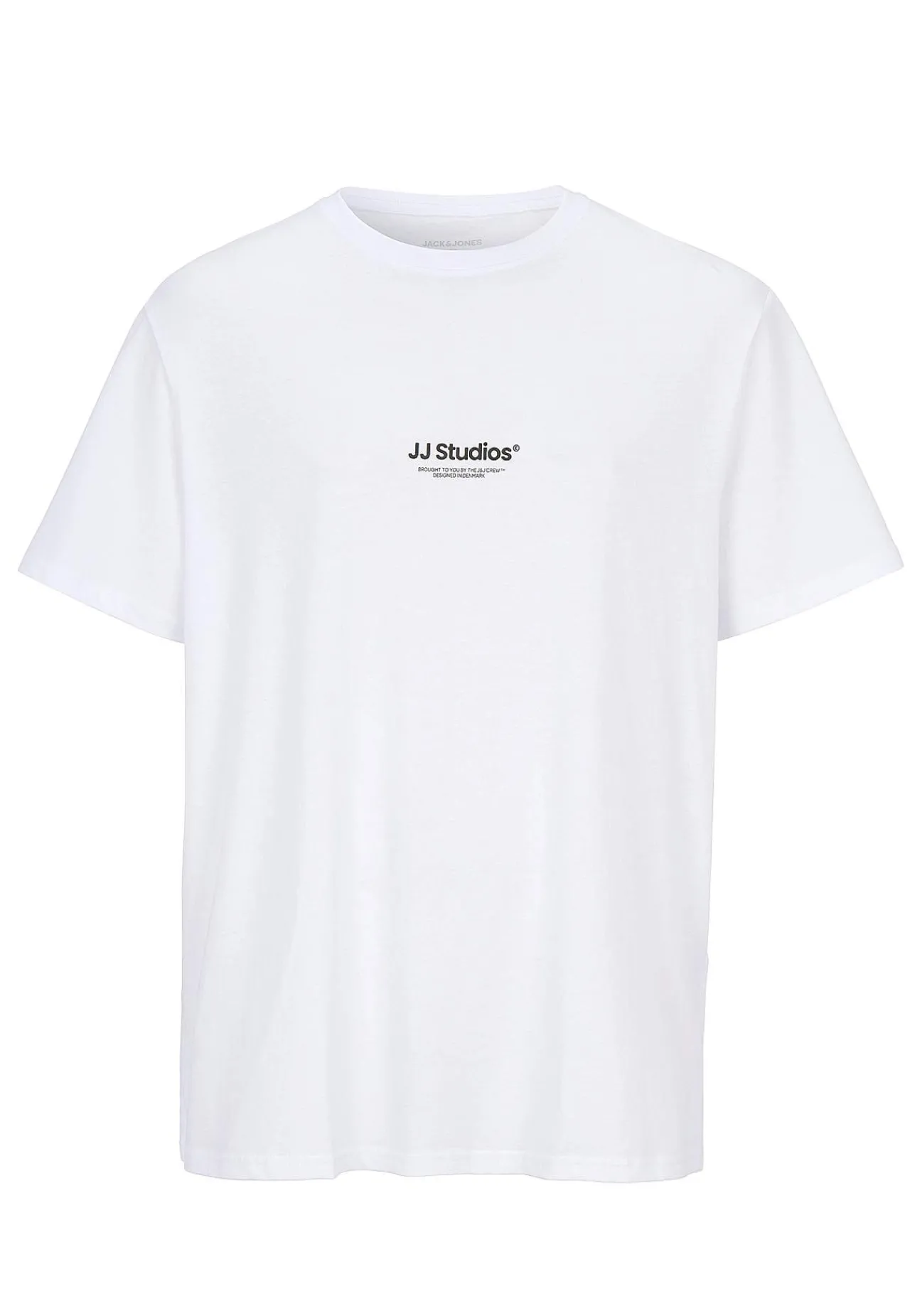 T-Shirts-JACK & JONES PLUS T-shirt med tryk ved fronten Hvid