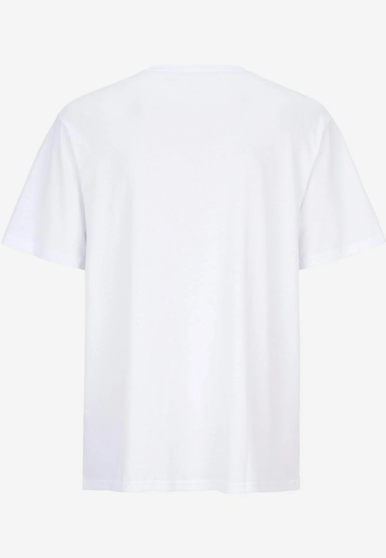 T-Shirts-JACK & JONES PLUS T-shirt med tryk ved fronten Hvid