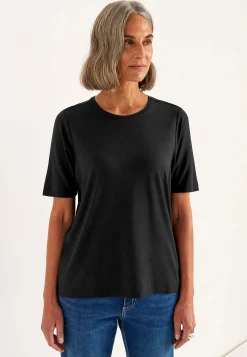 Premium|Premium- T-shirt Premium i modal Sort