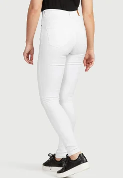 Flere Længder|Slim Fit-Cellbes of Sweden Twilljeans med superstræk Hvid