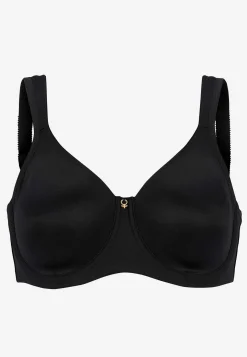 Undertøj|Bh-Swegmark Uforet bh med bøjler Clean Curves Sort