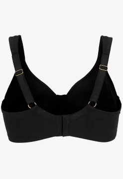 Undertøj|Bh-Swegmark Uforet bh med bøjler Clean Curves Sort