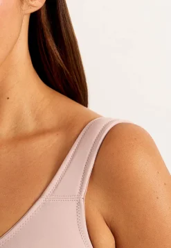 2-Pack|Undertøj- Uforet soft BH Ingrid 2-pack Støvet rosa + Nougat