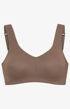 2-Pack|Undertøj- Uforet soft BH Ingrid 2-pack Støvet rosa + Nougat