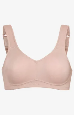 2-Pack|Undertøj- Uforet soft BH Ingrid 2-pack Støvet rosa + Nougat