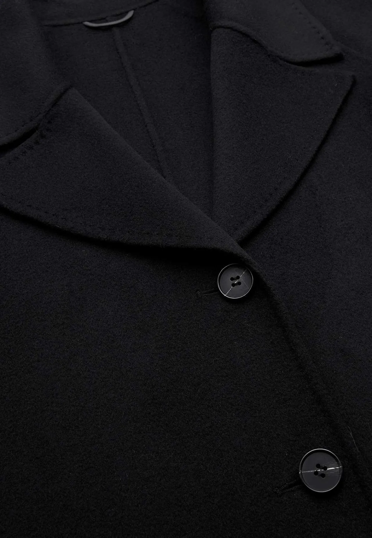 Frakker|Premium- Uldfrakke Premium Sort