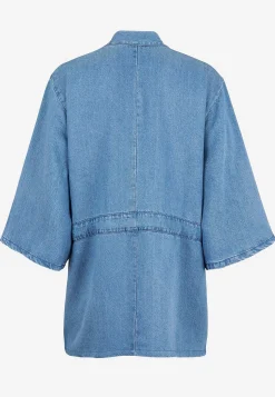 Jakker Og Blazere|Denim-Cellbes of Sweden Ultrablød Premium kimonojakke i denim | Cellbes