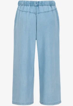 Culottes|Høj Talje-Cellbes of Sweden Ultrabløde Premium culottebukser Lyseblå / Denim