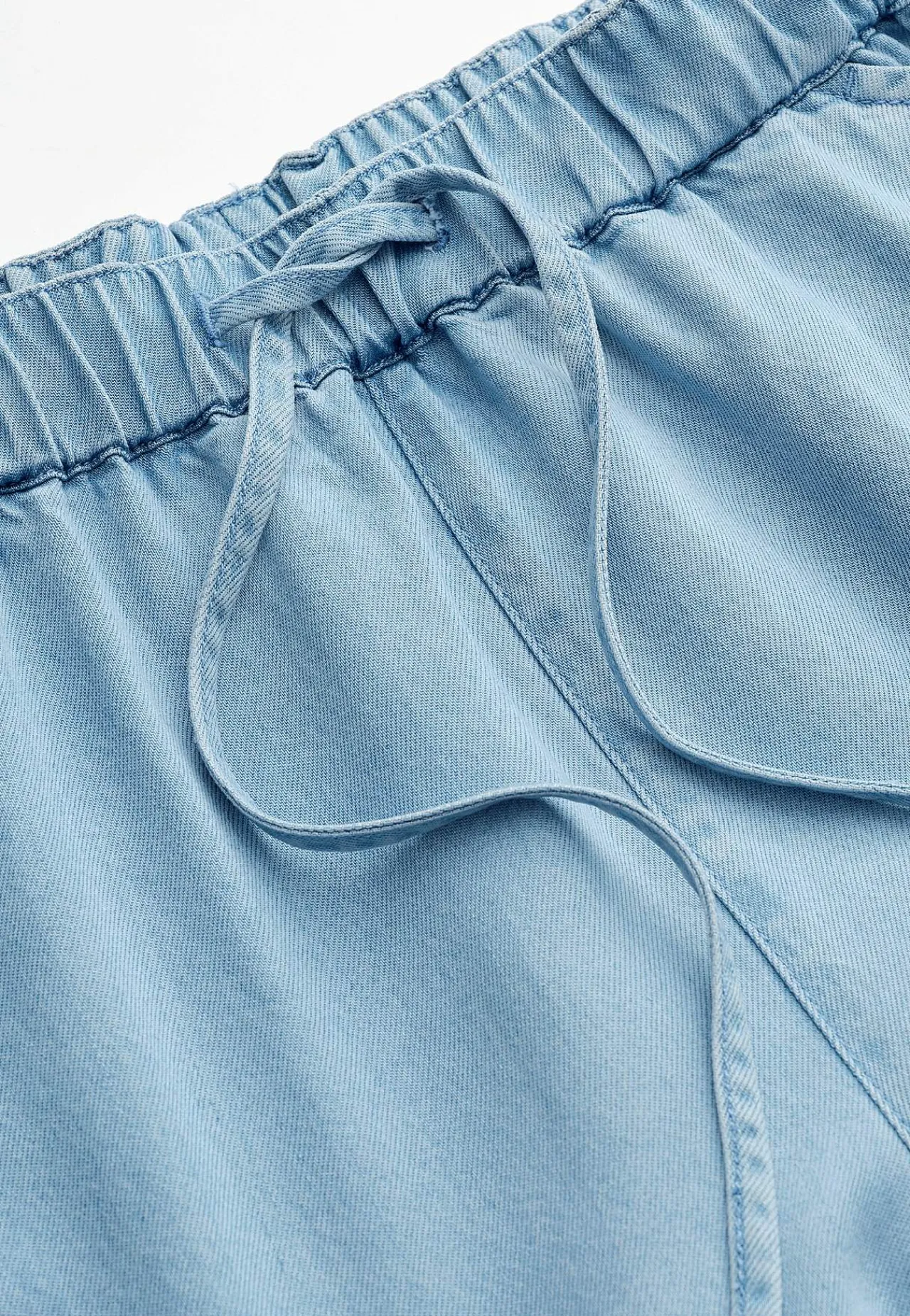 Culottes|Høj Talje-Cellbes of Sweden Ultrabløde Premium culottebukser Lyseblå / Denim