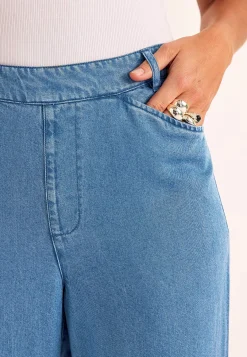 Vide Bukser|Vide Jeans-Cellbes of Sweden Ultrabløde Premium jeans Mellemblå Denim