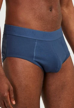 Underbukser- Underbukser i blød bomuld 3-pack Blå + Jeansblå + Marine