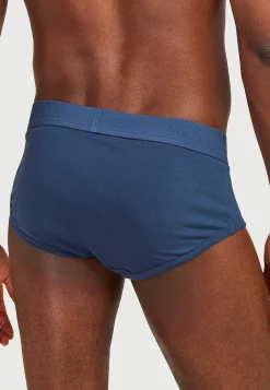Underbukser- Underbukser i blød bomuld 3-pack Blå + Jeansblå + Marine