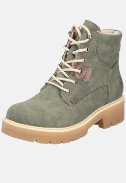 Boots|Vintersko-Rieker Vandafvisende vinterstøvle Kakigrøn