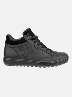 Sneakers|Lædersko- Vandtæt vintersko i læder Soft 7 Tred Sort
