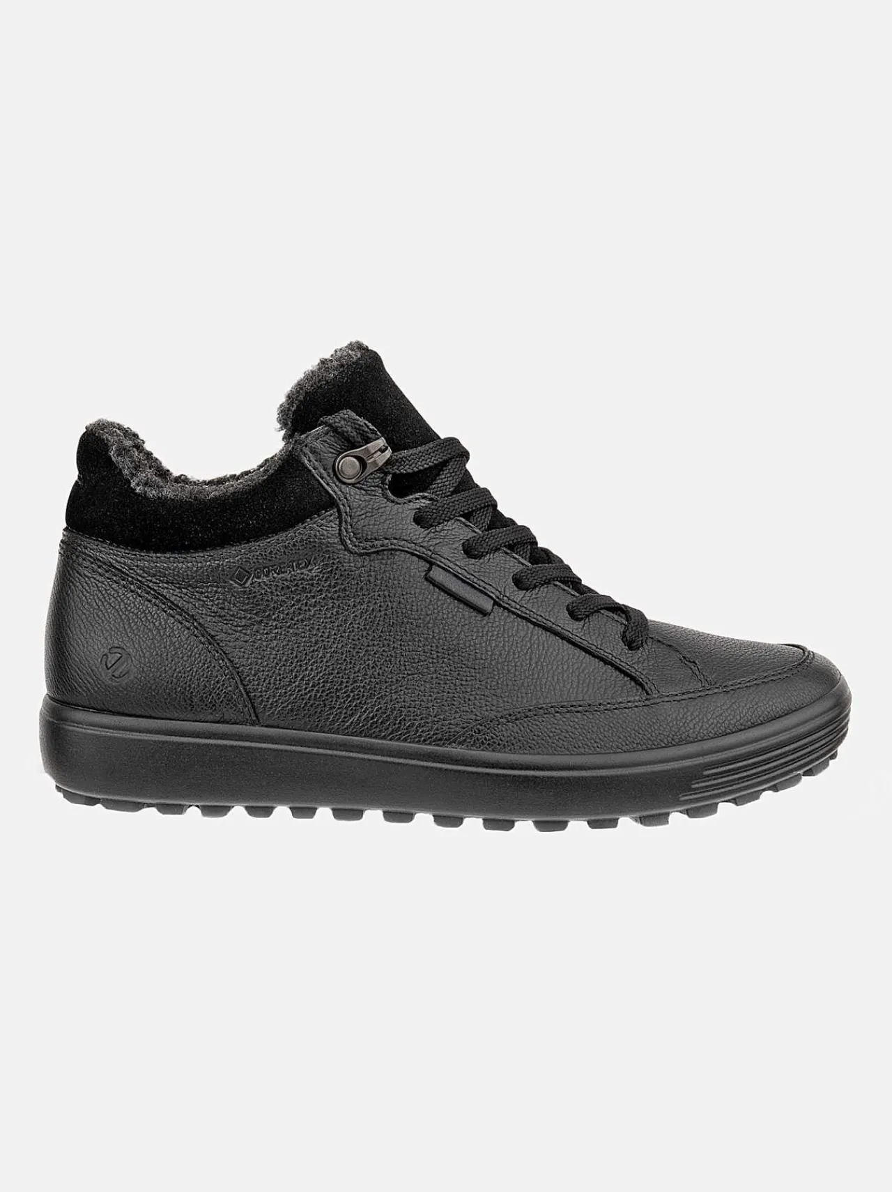 Sneakers|Lædersko- Vandtæt vintersko i læder Soft 7 Tred Sort