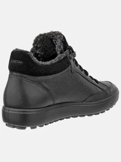 Sneakers|Lædersko- Vandtæt vintersko i læder Soft 7 Tred Sort