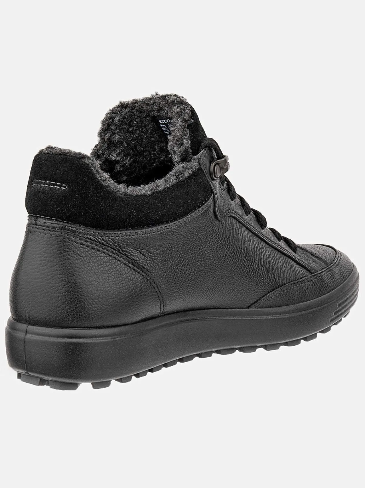 Sneakers|Lædersko- Vandtæt vintersko i læder Soft 7 Tred Sort