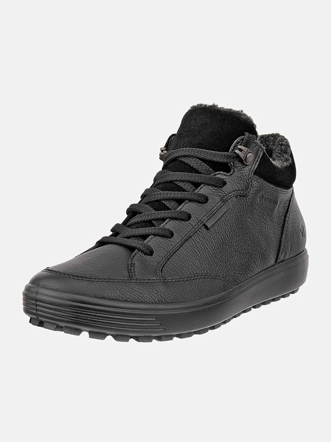 Sneakers|Lædersko- Vandtæt vintersko i læder Soft 7 Tred Sort