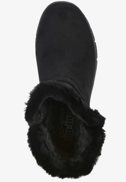 Boots|Vintersko-Skechers Varmt foret ankelstøvle Slip-ins: Easy Going - Dreamers Move Sort