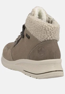 Lædersko|Boots- Varmt foret, vandafvisende ruskindsstøvle | Cellbes