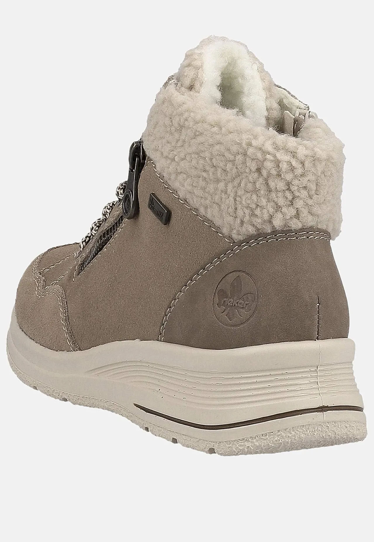 Lædersko|Boots- Varmt foret, vandafvisende ruskindsstøvle | Cellbes