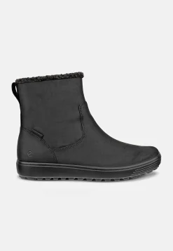 Lædersko|Boots-Ecco Varmt foret, vandtæt skindstøvle Soft 7 Tred | Cellbes