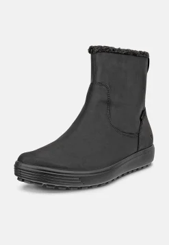 Lædersko|Boots-Ecco Varmt foret, vandtæt skindstøvle Soft 7 Tred | Cellbes