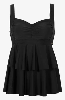 Bikinier|Tankini-Cellbes of Sweden Velsiddende tankinitop Sort