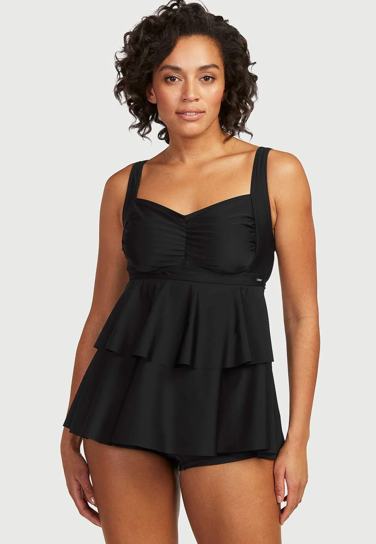 Bikinier|Tankini-Cellbes of Sweden Velsiddende tankinitop Sort