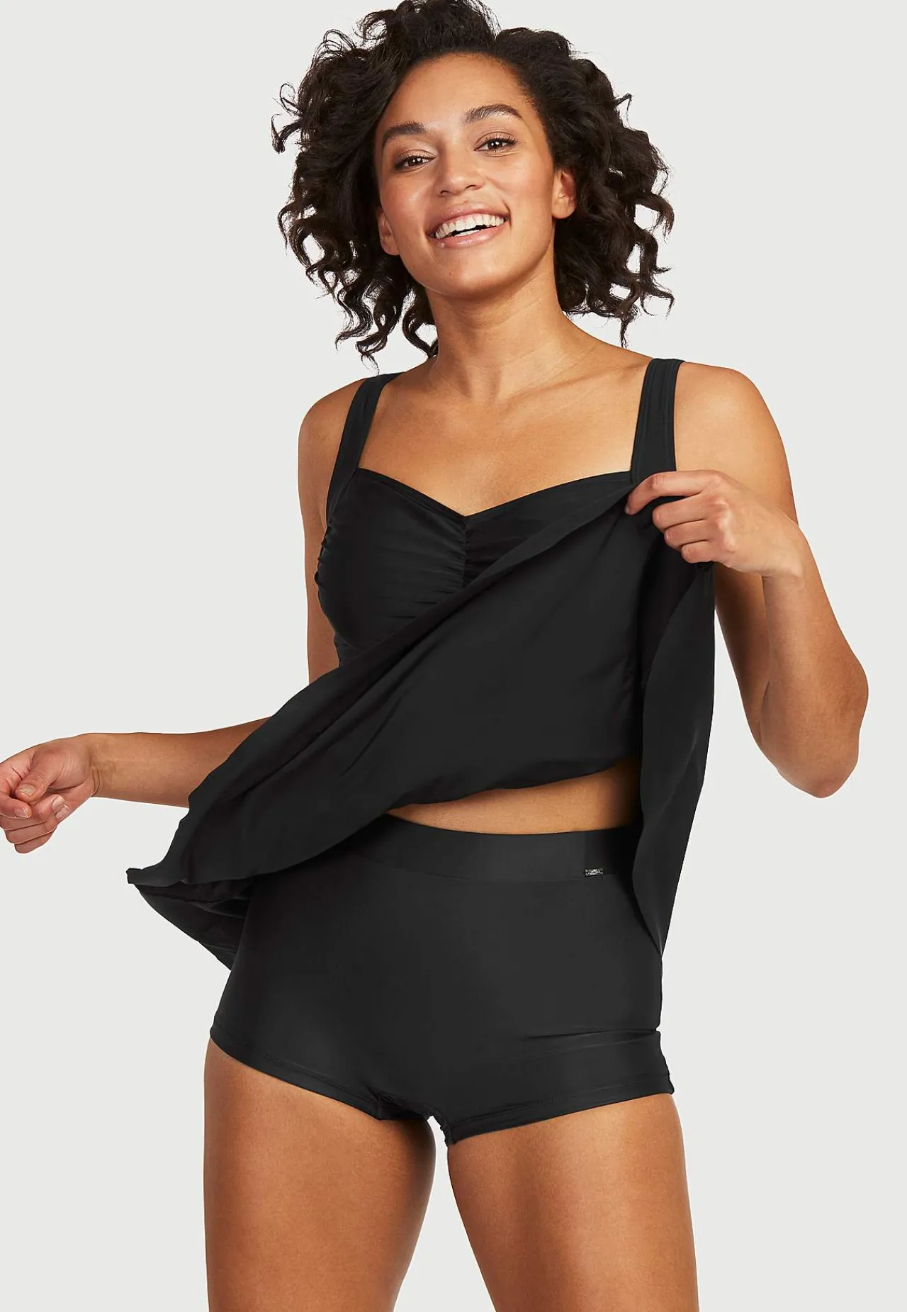 Bikinier|Tankini-Cellbes of Sweden Velsiddende tankinitop Sort