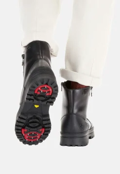 Lædersko|Boots-Rieker Vinterstøvle med udtrækkelige crampons | Cellbes