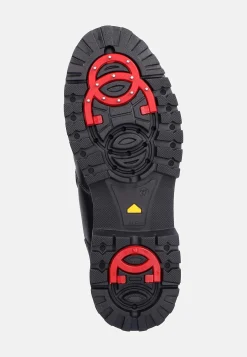 Lædersko|Boots-Rieker Vinterstøvle med udtrækkelige crampons | Cellbes