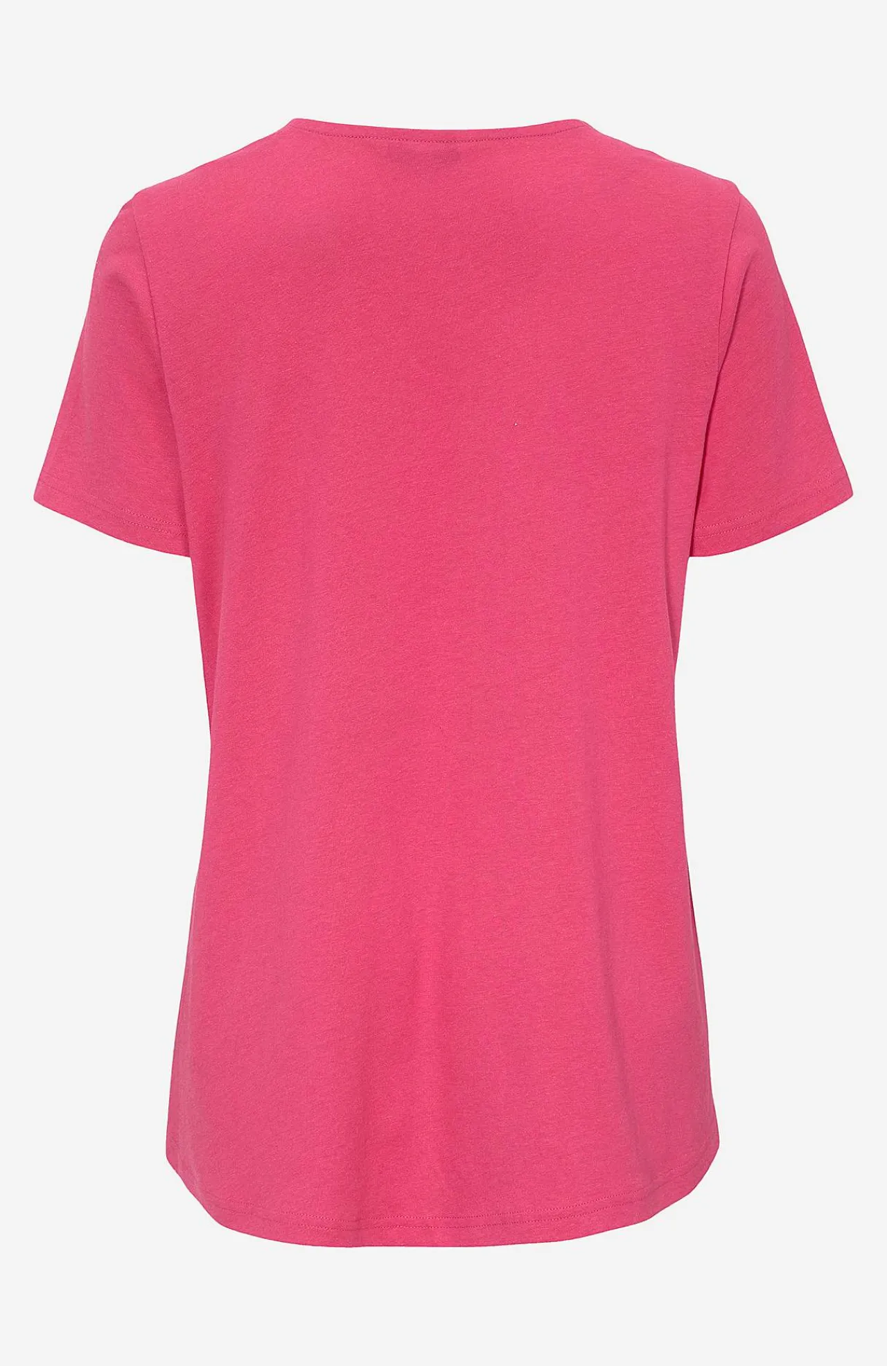 Toppe|T-Shirts-Cellbes of Sweden V-udskåret jerseytop Cerise