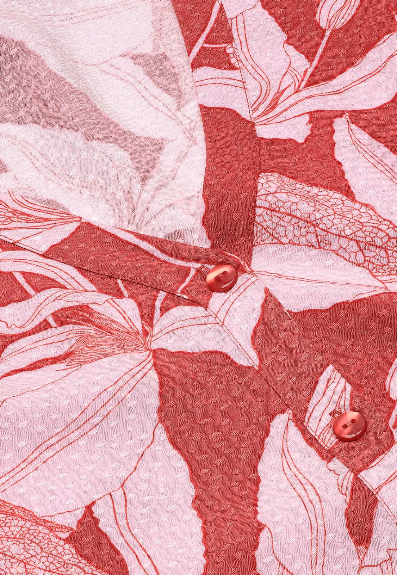 Festkjoler|Festkjoler-Cellbes of Sweden Vævet kjole med lommer Rosa / Mønstret