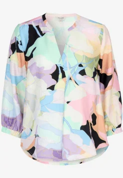 Mønstrede|Bluser- Vævet, mønstret bluse Multi / Mønstret
