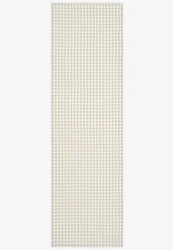 Duge-Cellbes of Sweden Vævet, ternet bordløber Beige / Offwhite / Ternet